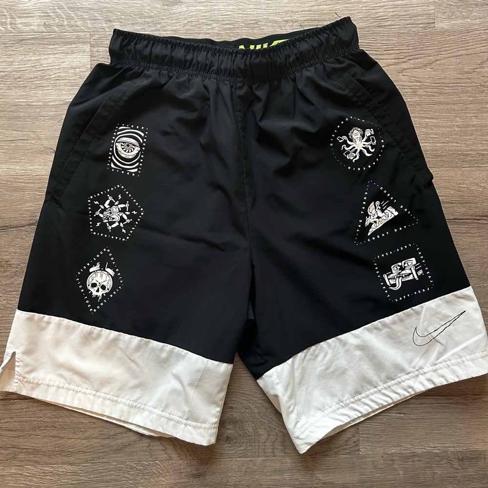 Nike Black and White shorts w/ Icon Designs (bought in Japan)